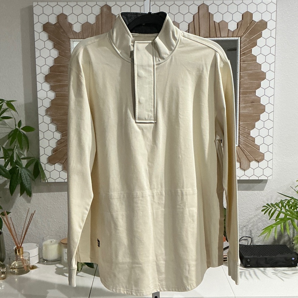 BYLT Basics Cream Elite Fairway Pullover